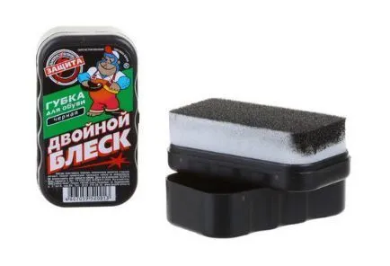 Губка для обуви ДВОЙНОЙ БЛЕСК [66-044-20]