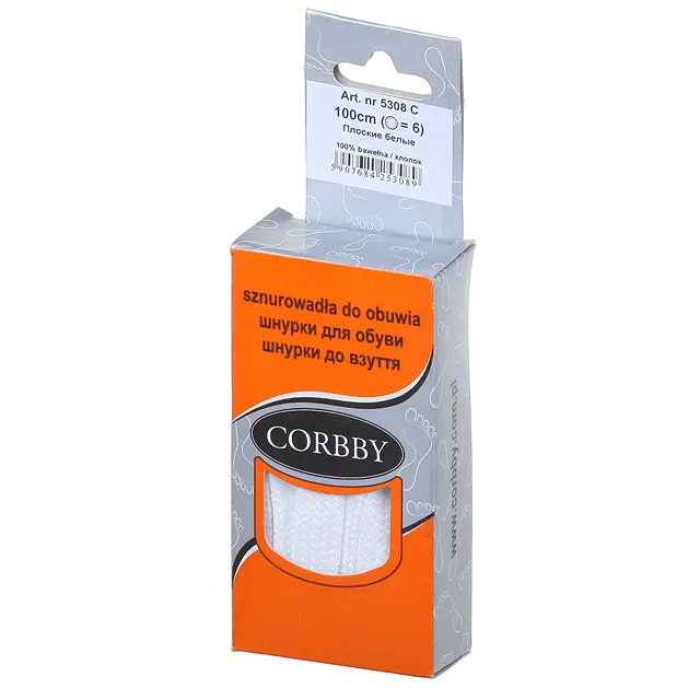Шнурки для обуви CORBBY [66-048-20]