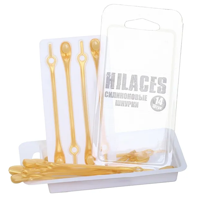 Шнурки силикон HILACES [61-081-20]