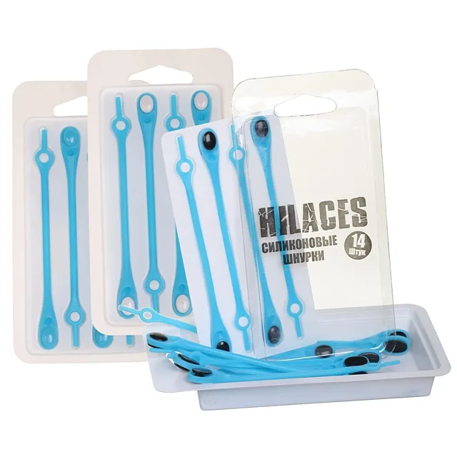 Шнурки силикон HILACES [61-080-20]