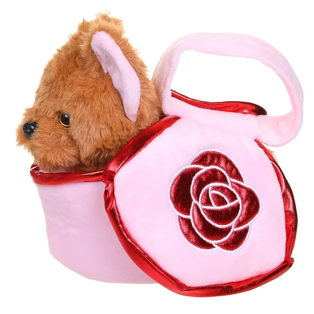 Сумка 60-029-10 Сумка Щенок в сумочке Розочка FLUFFY FAMILY 682313