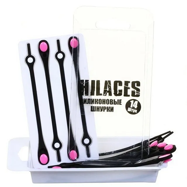 Шнурки силикон HILACES [61-048-20]