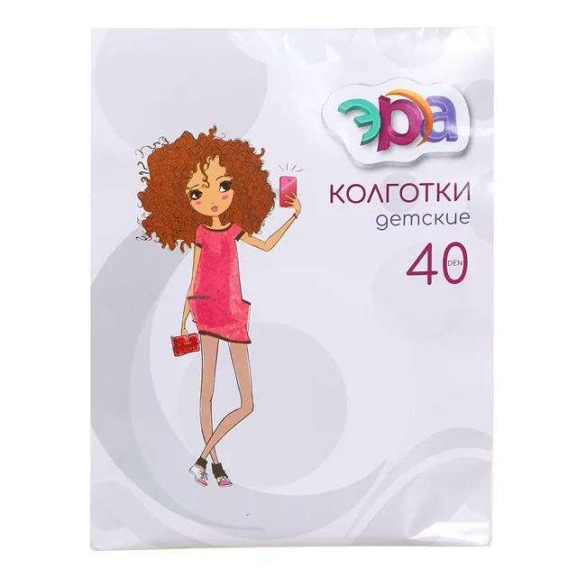 Колготки 62-888-10 КолготкиМ Морозко, 40 ден ЭРА П31-581 Белый