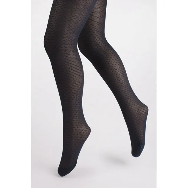 Колготки 62-889-10 КолготкиМ Мелкие Сердечки, 40 ден. темно-синий ЭРА П31-288 