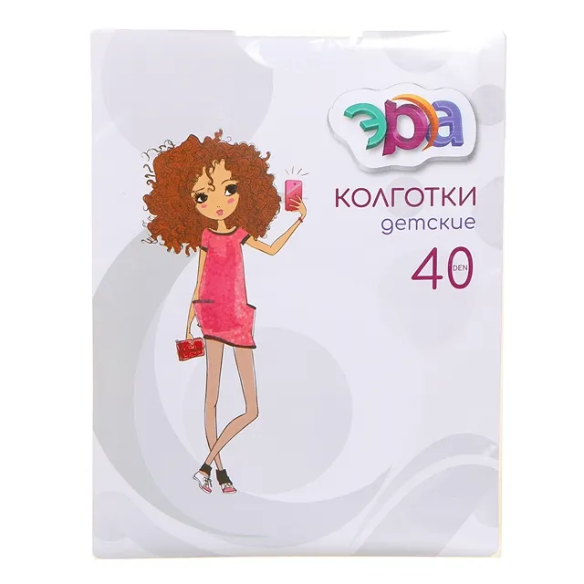 Колготки 62-890-10 КолготкиМ Мелкие Сердечки, 40 ден. Белый ЭРА П31-288 