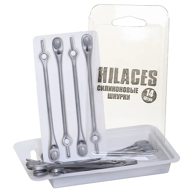 Шнурки силикон HILACES [61-084-20]