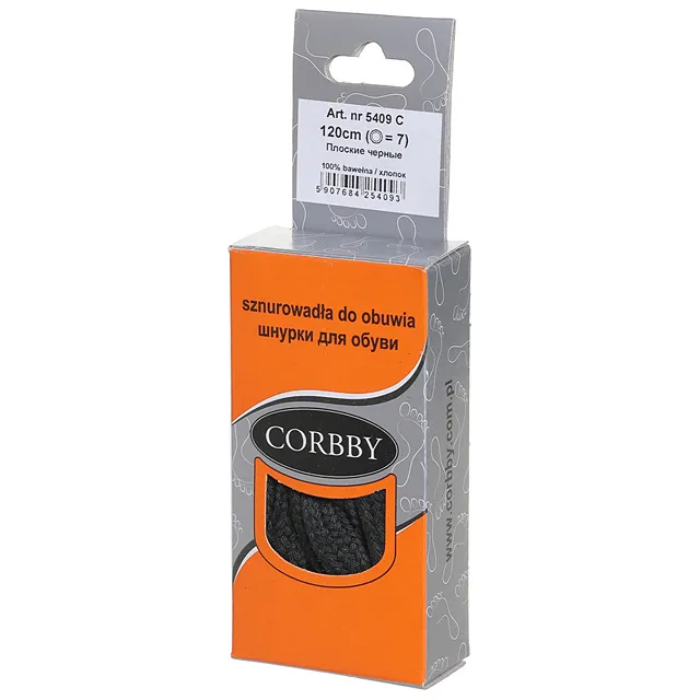 Шнурки для обуви CORBBY [66-009-20]