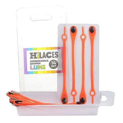 Шнурки силикон HILACES [61-034-20]