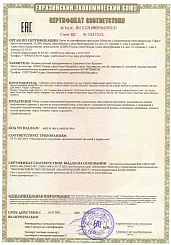 Сертификат на детскую повседневную обувь (08,09)